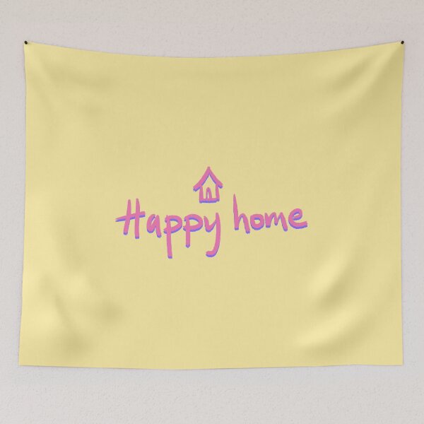 Item preview, Happy home designed and sold by pinkyfish1010.