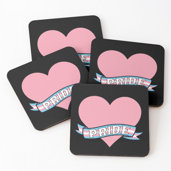 Item preview, Trans Pride Heart Banner designed and sold by ArtliciousHUMAN.
