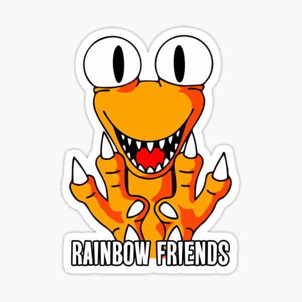 rainbow friends  Sticker for Sale by hemphill1