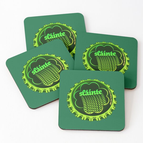 Item preview, Sláinte Shamrock Bottle Cap designed and sold by Michael Cotto.