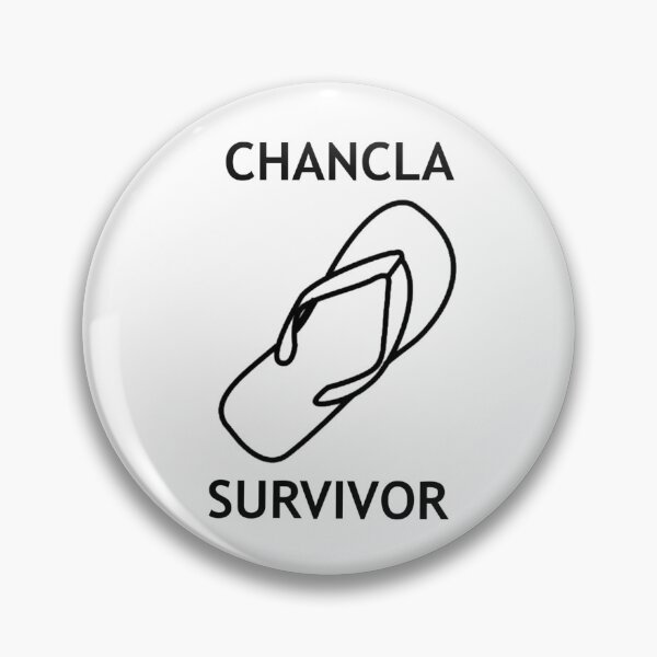 Item preview, Chancla Survivor (in black) designed and sold by Hi-5-Art.