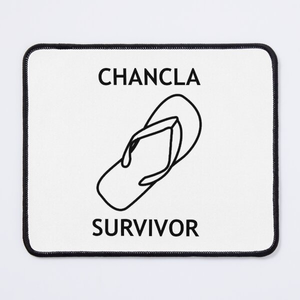 Item preview, Chancla Survivor (in black) designed and sold by Hi-5-Art.