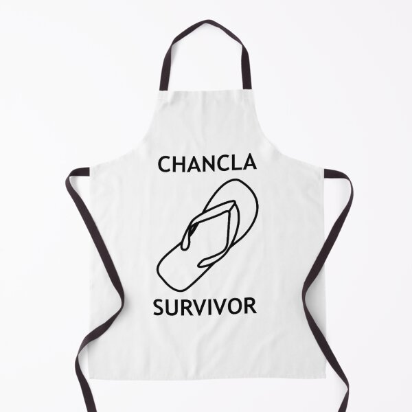 Item preview, Chancla Survivor (in black) designed and sold by Hi-5-Art.
