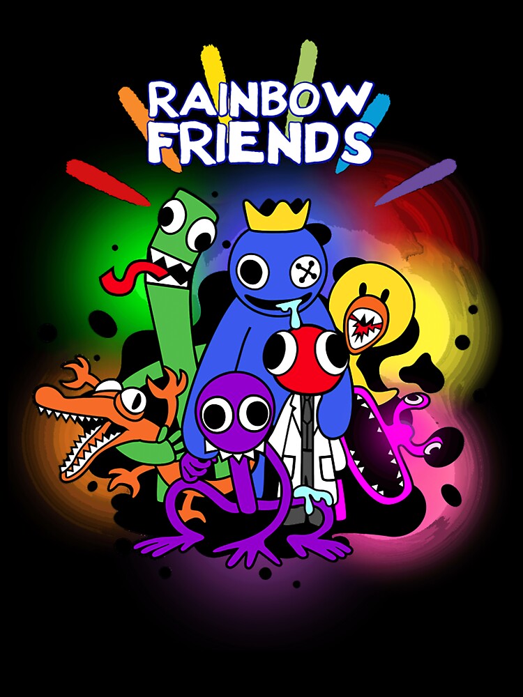 Rainbow Friends Hug it Out  Art Board Print for Sale by shifflette1