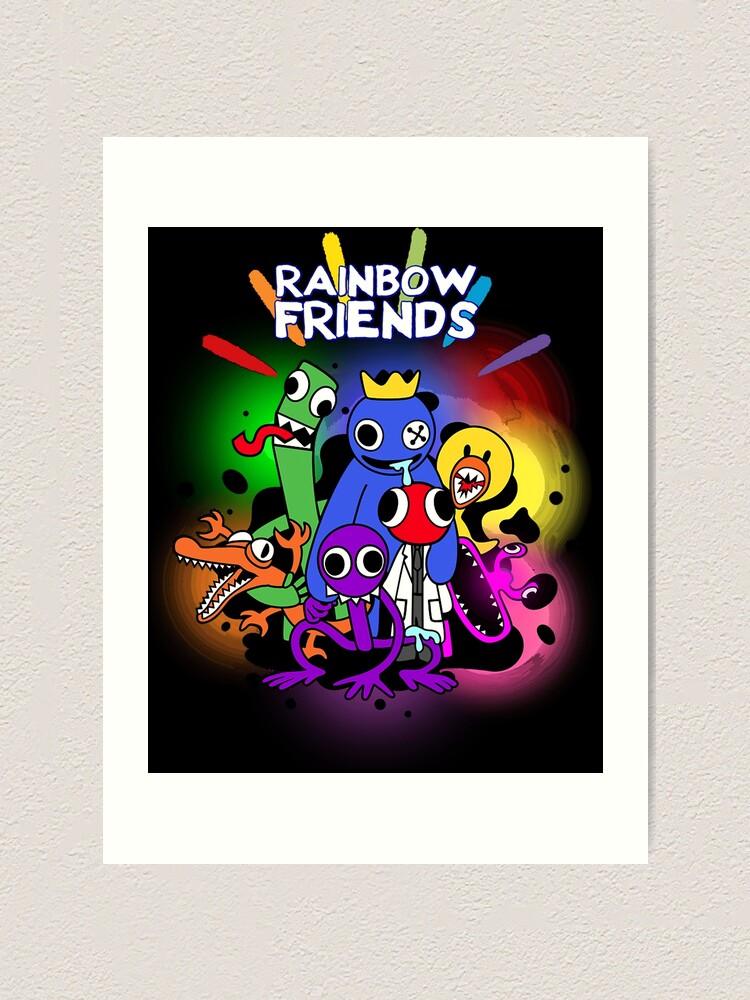 Blue Rainbow Friend Active  Canvas Print for Sale by shifflette1