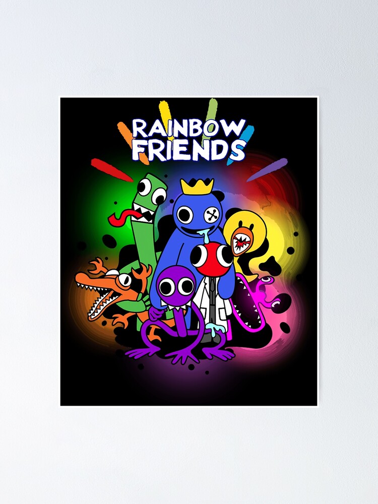 Blue Rainbow Friends Posters for Sale