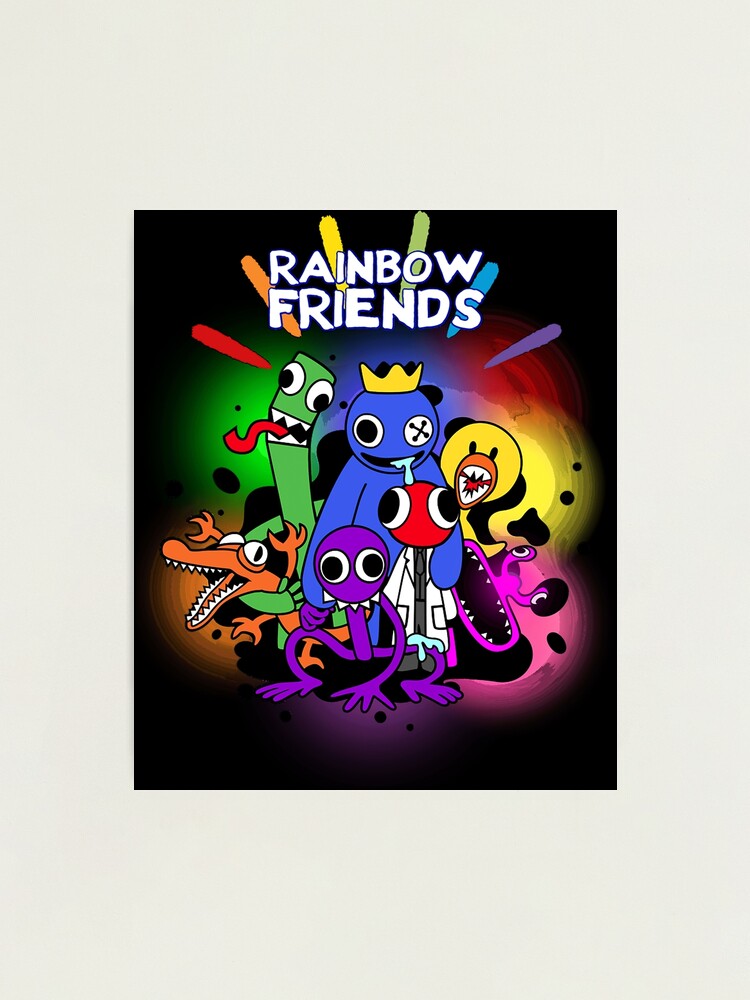 Rainbow Friends Blue (Friendly)  Art Print for Sale by shifflette1