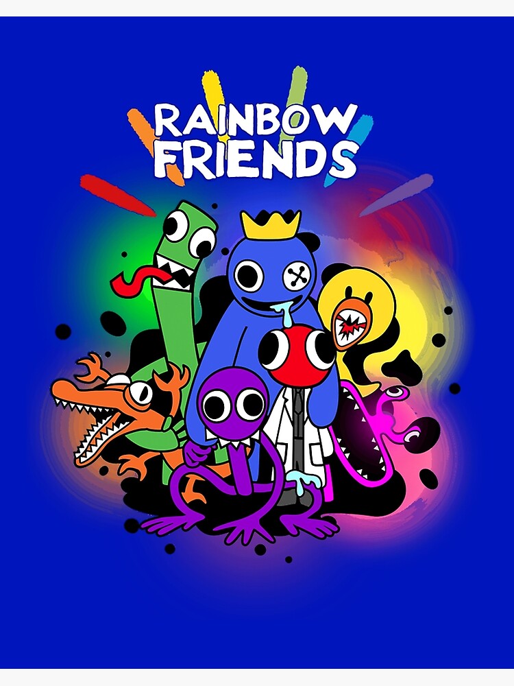 My Best Rainbow Friend Green  Poster for Sale by shifflette1