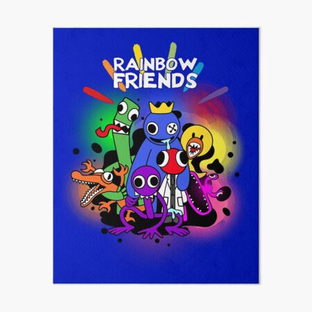 Orange Rainbow Friend  Art Board Print for Sale by shifflette1