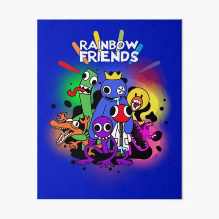 Rainbow Friends Blue (Friendly)  Art Print for Sale by shifflette1