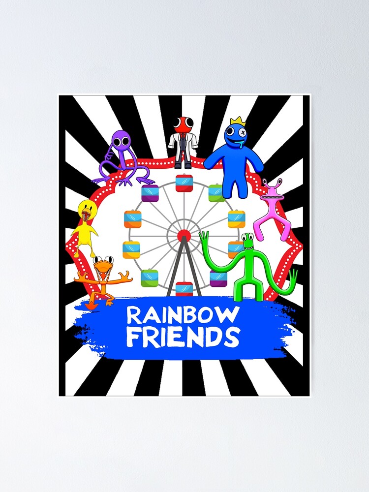 rainbow friends  Poster for Sale by hemphill1