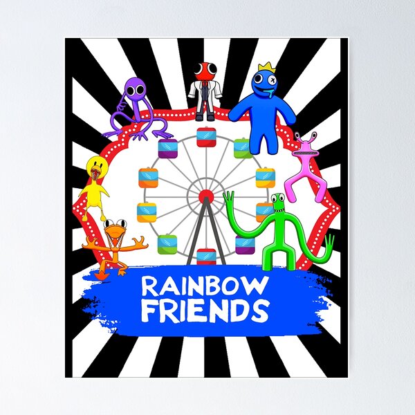 Rainbow Friends Hug it Out | Poster