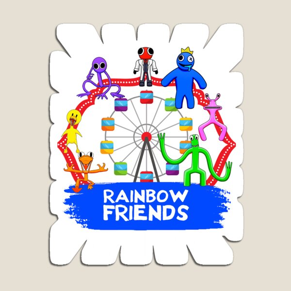 Blue Rainbow Friend Active  Magnet for Sale by shifflette1