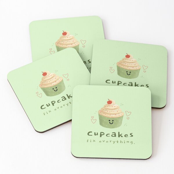 Item preview, "Cupcakes fix everything." designed and sold by Papertowall by Jellyee.