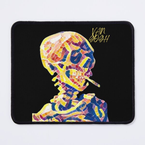 Item preview, Van Gogh skeleton smoking designed and sold by Sweet-Tees-plz.