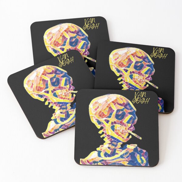 Item preview, Van Gogh skeleton smoking designed and sold by Sweet-Tees-plz.