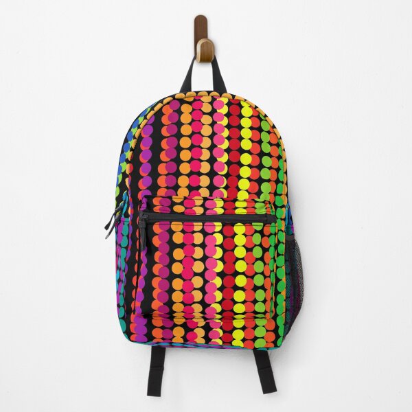 Item preview, Unique Abstract Rainbow Polka Dots Pattern designed and sold by judgeart.