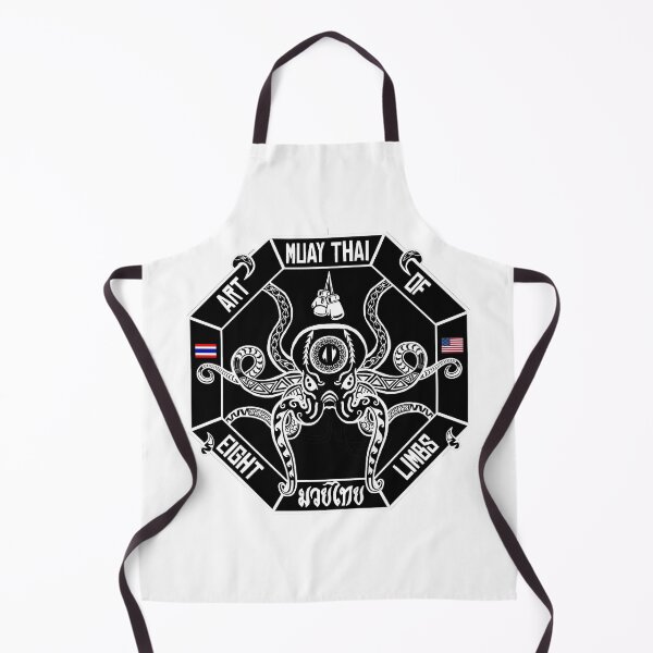 Item preview, Art of 8 Limbs (Muay Thai, Yin Yang, Octopus, Black) designed and sold by gachaghostart.