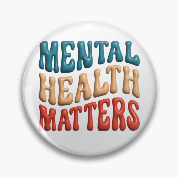 Item preview, Mental Health Matters Retro Groovy Sticker designed and sold by KGN  CREATIVITY.