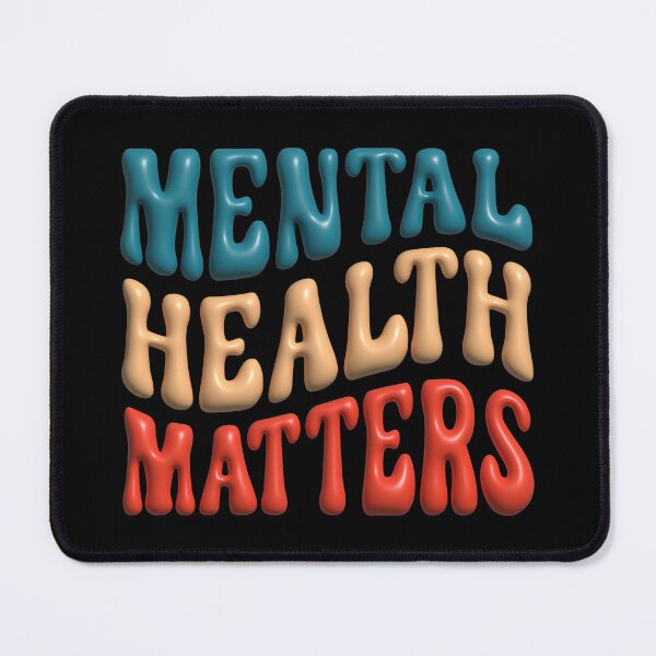 Item preview, Mental Health Matters Retro Groovy Sticker designed and sold by KGN CREATIVITY.