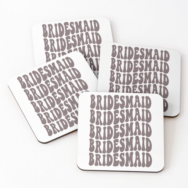 Item preview, Bridesmaid Lavender Retro Graphic Bridal Party Gifts for Bachelorette Party designed and sold by mysticblvd.