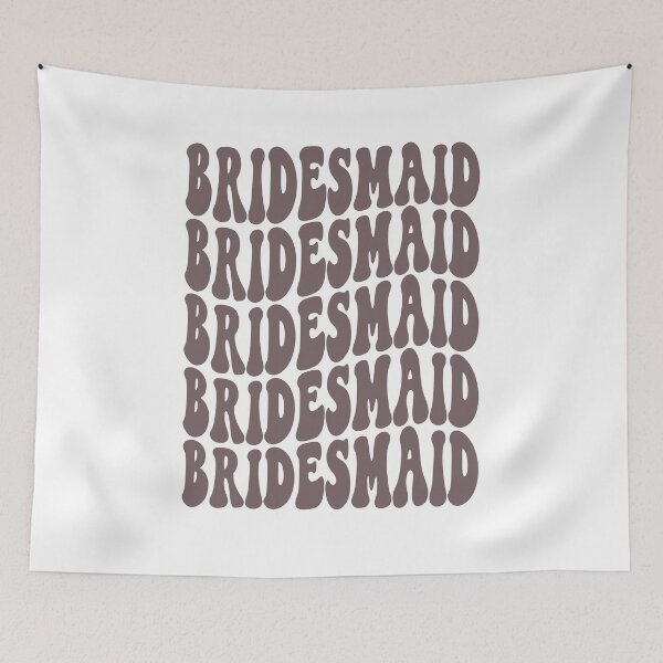 Item preview, Bridesmaid Lavender Retro Graphic Bridal Party Gifts for Bachelorette Party designed and sold by mysticblvd.