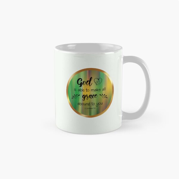 Item preview, God is able to make all grace abound to you 2 Corinthians 9:8 designed and sold by ANewGlory.