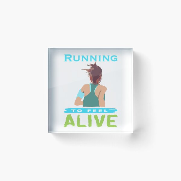 Item preview, Running to feel alive  designed and sold by LiberaCaballo.