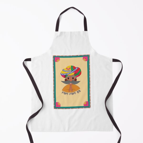 Item preview, Rajasthani Man with Turban Art Sticker designed and sold by HappyDoki.