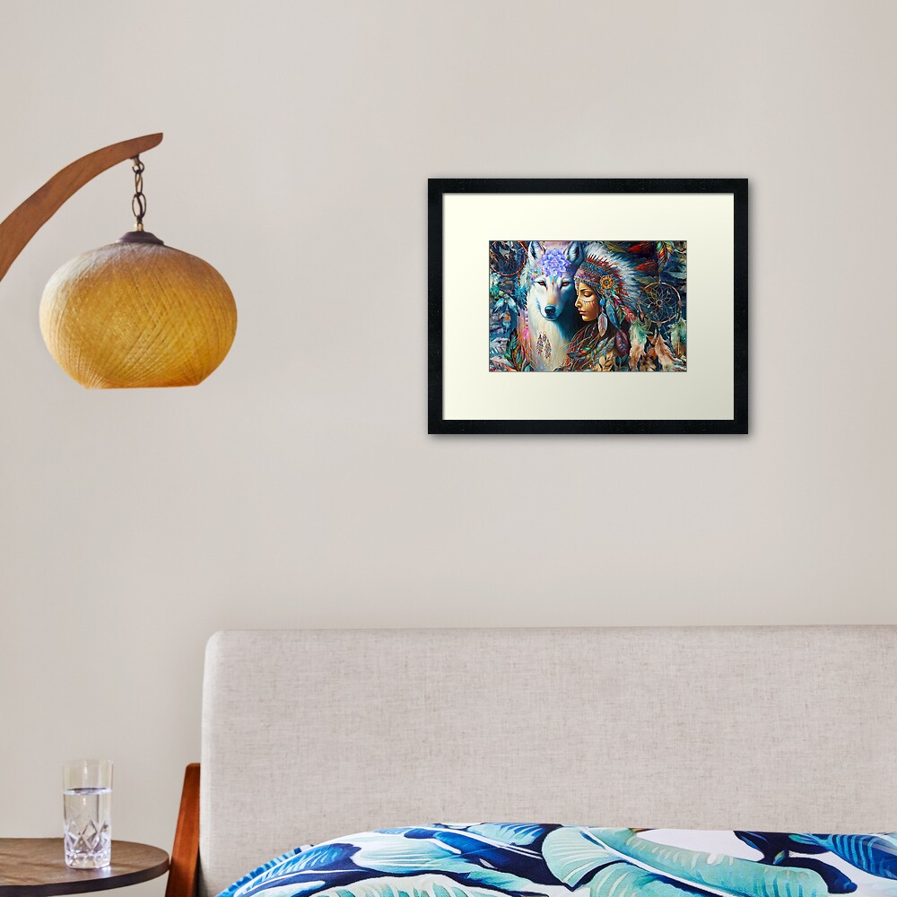 Item preview, Framed Art Print designed and sold by phatpuppyart.