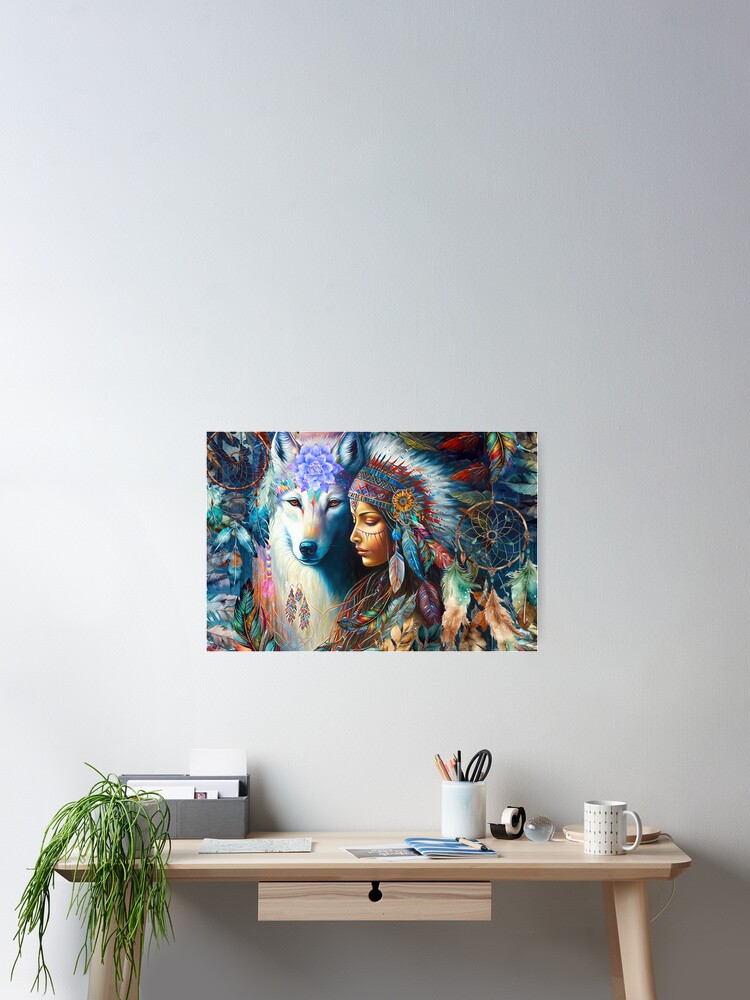 Thumbnail 2 of 3, Poster, Native Princess designed and sold by phatpuppyart.