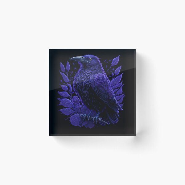 Item preview, Australian raven Floral designed and sold by StoicQuotes.