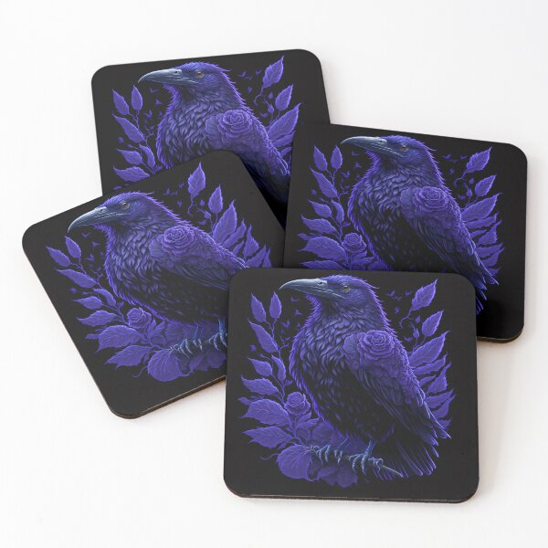 Item preview, Australian raven Floral designed and sold by StoicQuotes.