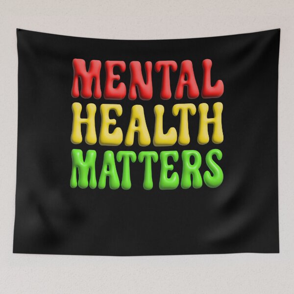 Item preview, Mental Health Matters Retro Groovy T-shirt designed and sold by KGN  CREATIVITY.