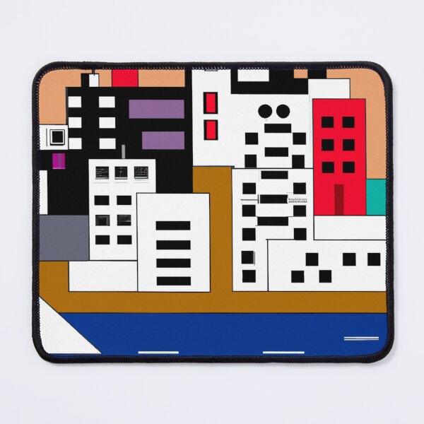 Item preview, Bauhaus style cityscape designed and sold by Thecolourwheel.