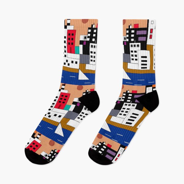 Item preview, Bauhaus style cityscape designed and sold by Thecolourwheel.