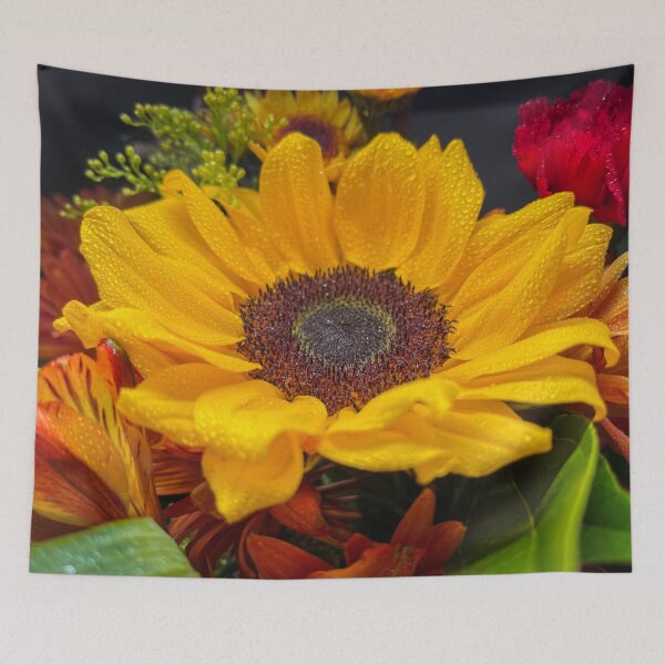 Item preview, Sunflower With Waterdrops designed and sold by Craig Kauzmann.