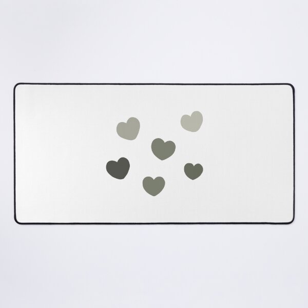 Item preview, Aesthetic Cute Green Hearts designed and sold by lameowee.