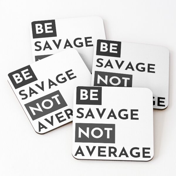 Item preview, Be Savage Not Average Sassy Girl Sarcasm Sarcastic Plain Text T-shirt designed and sold by ffstyles.