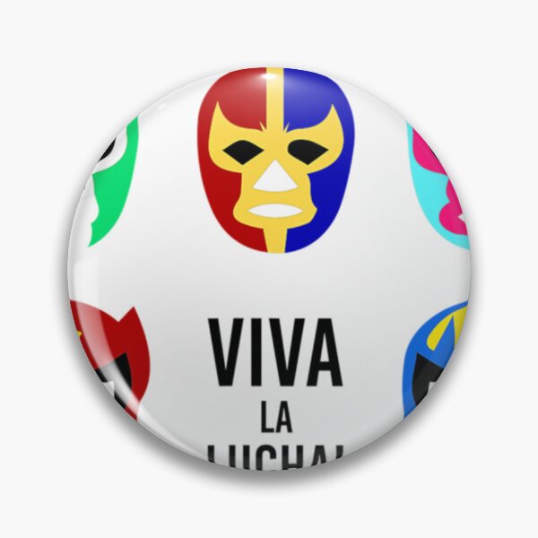 Item preview, Lucha Libre Viva La Lucha Masks Mexican Wrestling Wrestler   designed and sold by ConejaDesigns.