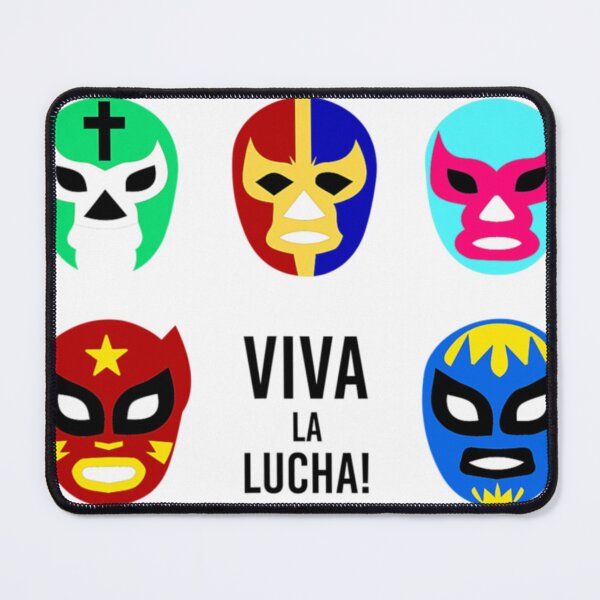 Item preview, Lucha Libre Viva La Lucha Masks Mexican Wrestling Wrestler designed and sold by ConejaDesigns.