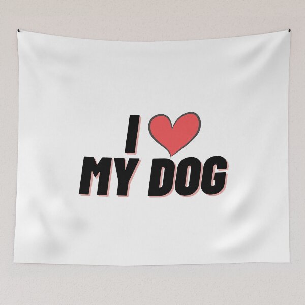 Item preview, I love my dog designed and sold by JollyJars.
