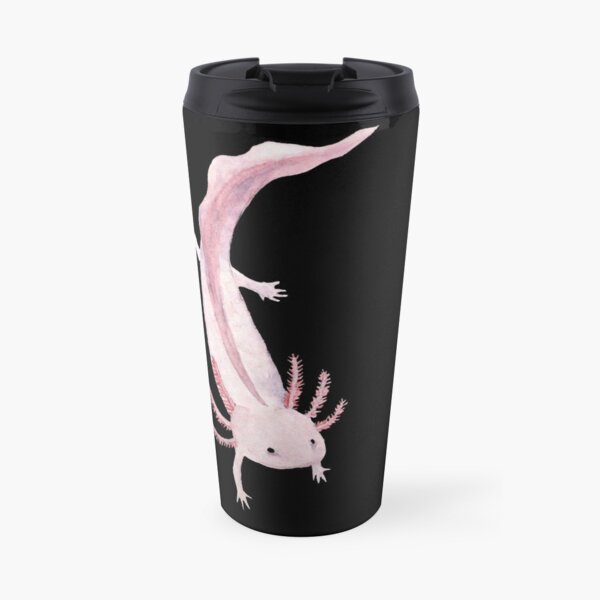 Pink Axolotl Travel Mug