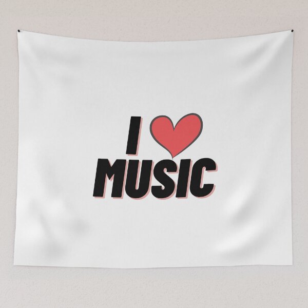 Item preview, I Love Music designed and sold by JollyJars.