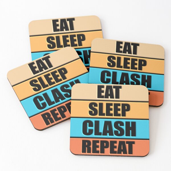 Item preview, 3D DESIGN - EAT SLEEP CLASH REPEAT - Funny      designed and sold by ChattanoogaTs.
