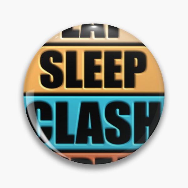 Item preview, 3D DESIGN - EAT SLEEP CLASH REPEAT - Funny      designed and sold by ChattanoogaTs.