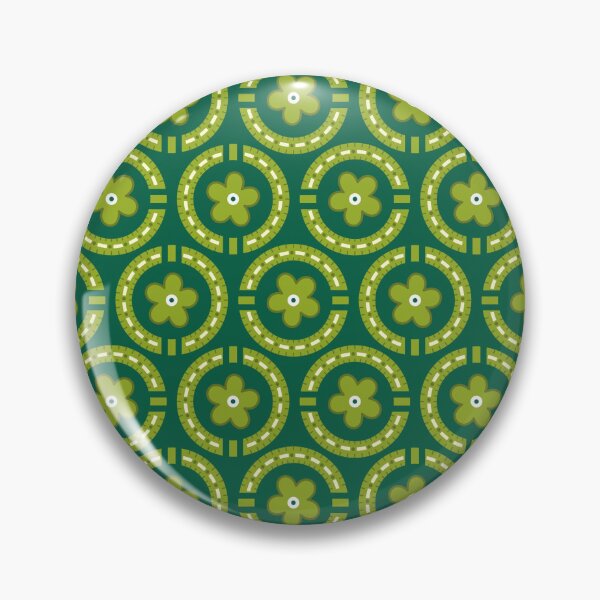 Item preview, Indic Green Floral - Seamless pattern designed and sold by Agni Designs.