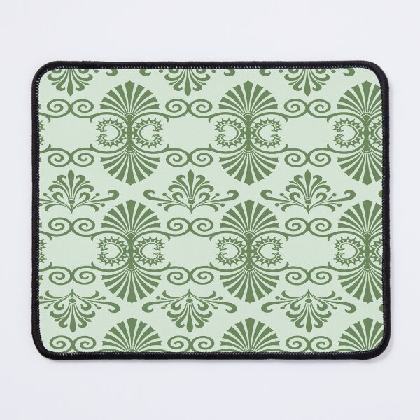 Item preview,  Decorative Vintage Green Greek Key Pattern,Greek key design,meander pattern, designed and sold by Tamas Das.
