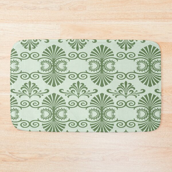 Item preview,  Decorative Vintage Green Greek Key Pattern,Greek key design,meander pattern, designed and sold by Tamas Das.