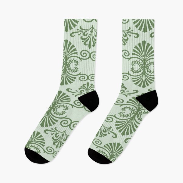 Item preview,  Decorative Vintage Green Greek Key Pattern,Greek key design,meander pattern, designed and sold by Tamas Das.